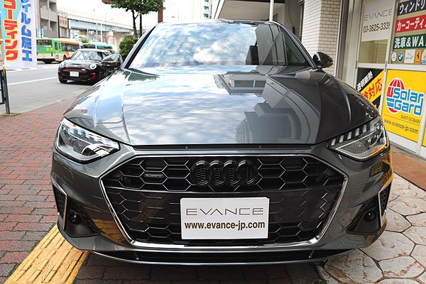 AUDI A4にガラスコーティングTC-6349を施工済み