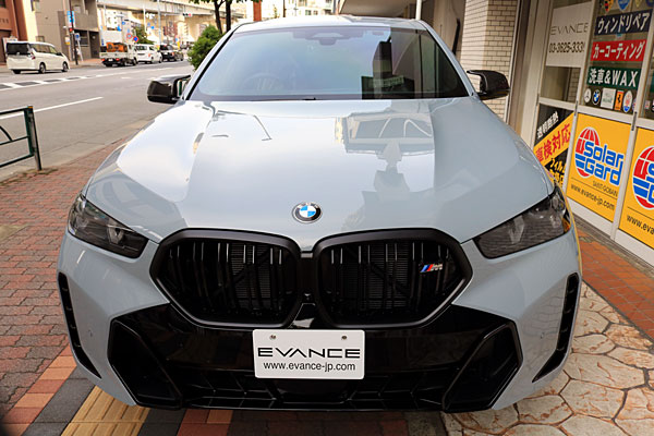 BMW X6 M60iにガラスコーティング施工しました