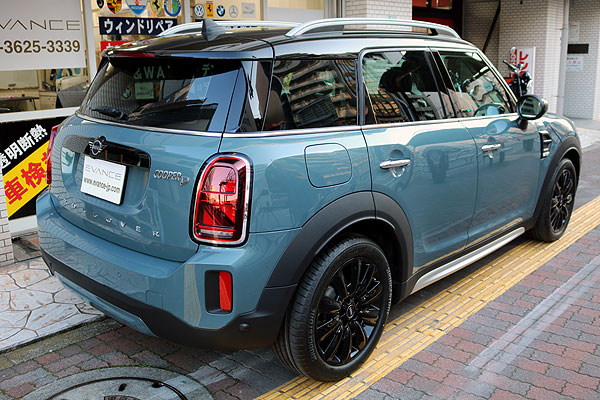 断熱カーフィルムNano Ceramic 35施工済みMINI Crossover