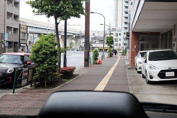 カーフィルム:クアンタム14車内からの視認性