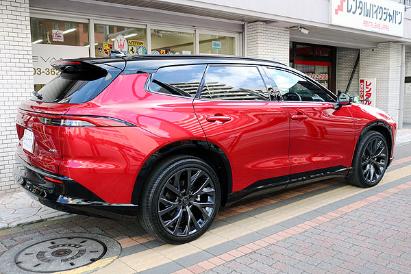 ガラスコーティング済みCROWN ESTATE右後からの画像