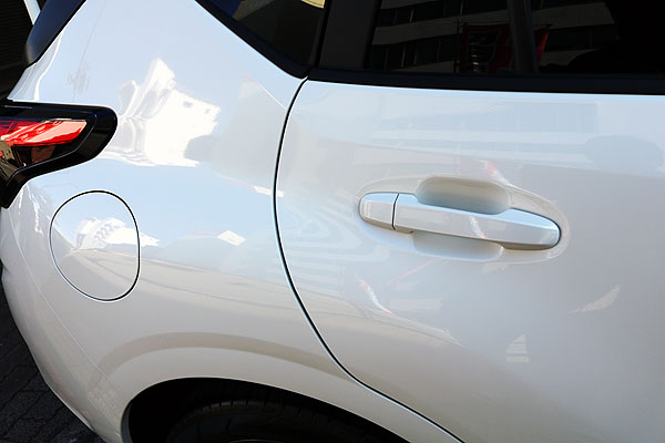 ガラスコーティング済み画像、右リヤ側面2