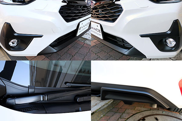 全ての未塗装樹脂部分もコーティング済み