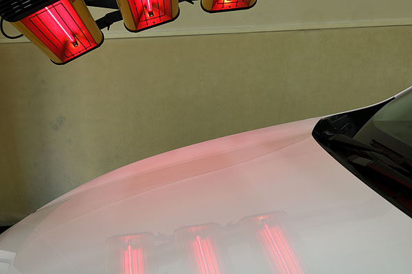 熱処理中のフロント