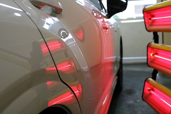 熱処理中の側面