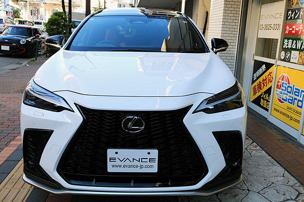 LEXUS NX350hにカーフィルム、クアンタム、ナノセラミック35施工しました。