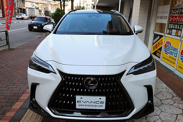 LEXUS NX350h ガラスコーティング施工後です