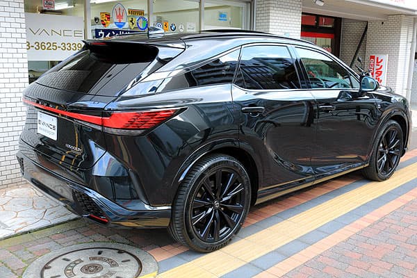 LEXUS RX500 カーフィルム ナノセラミック施工後リヤ3面画像