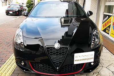 ガラスコーティング施工済みALFAROMEO GIULIETTAの画像