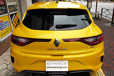 ボディコーティング施工済み画像 MEGANE RS